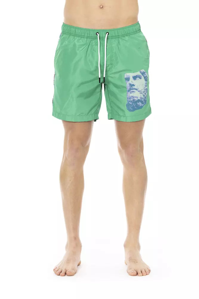 Green Polyester Swimwear