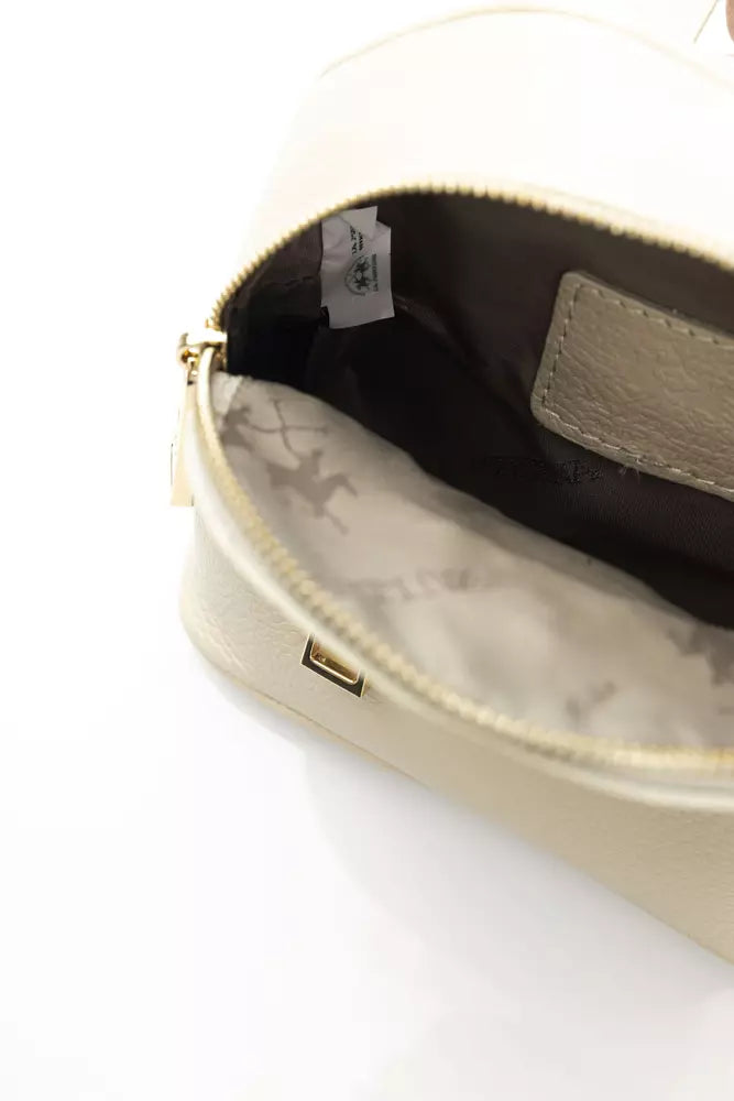 Beige Messenger Bag