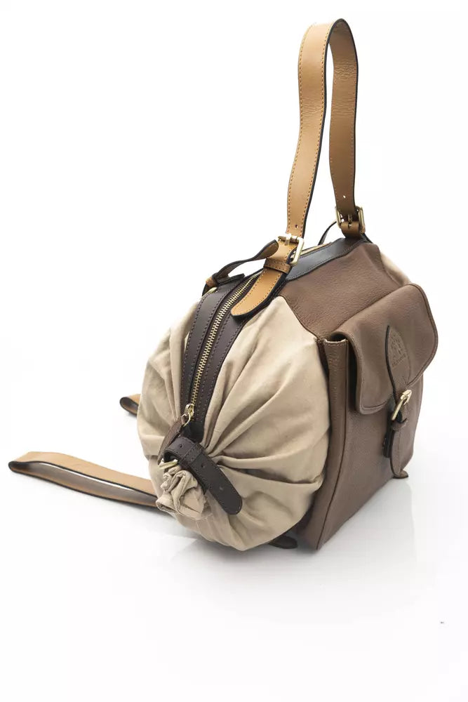 Beige Backpack