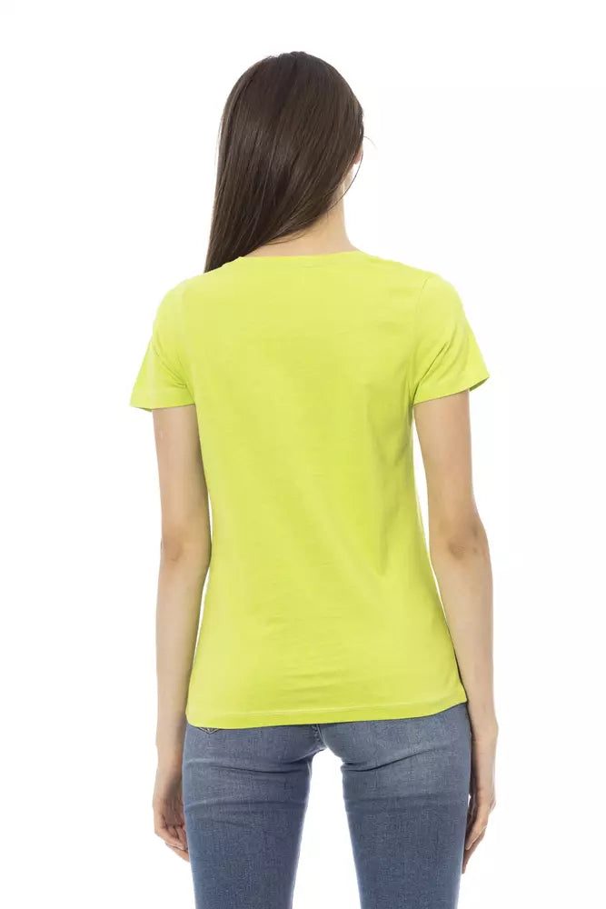 Green Cotton Tops & T-Shirt