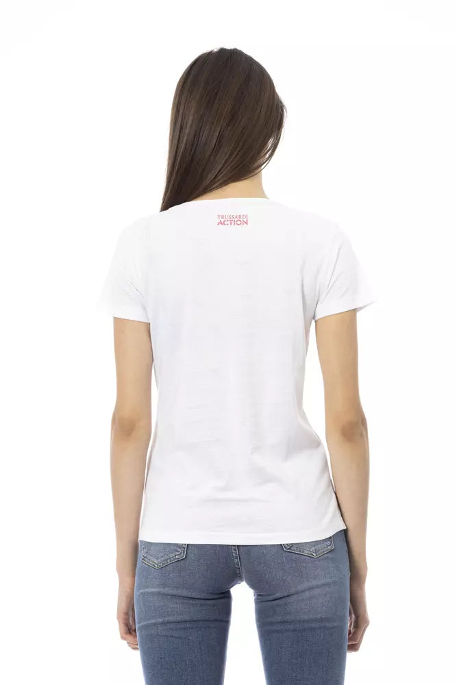 White Cotton Tops & T-Shirt