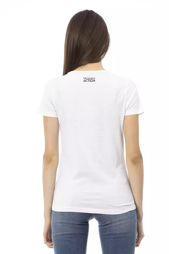 White Cotton Tops & T-Shirt