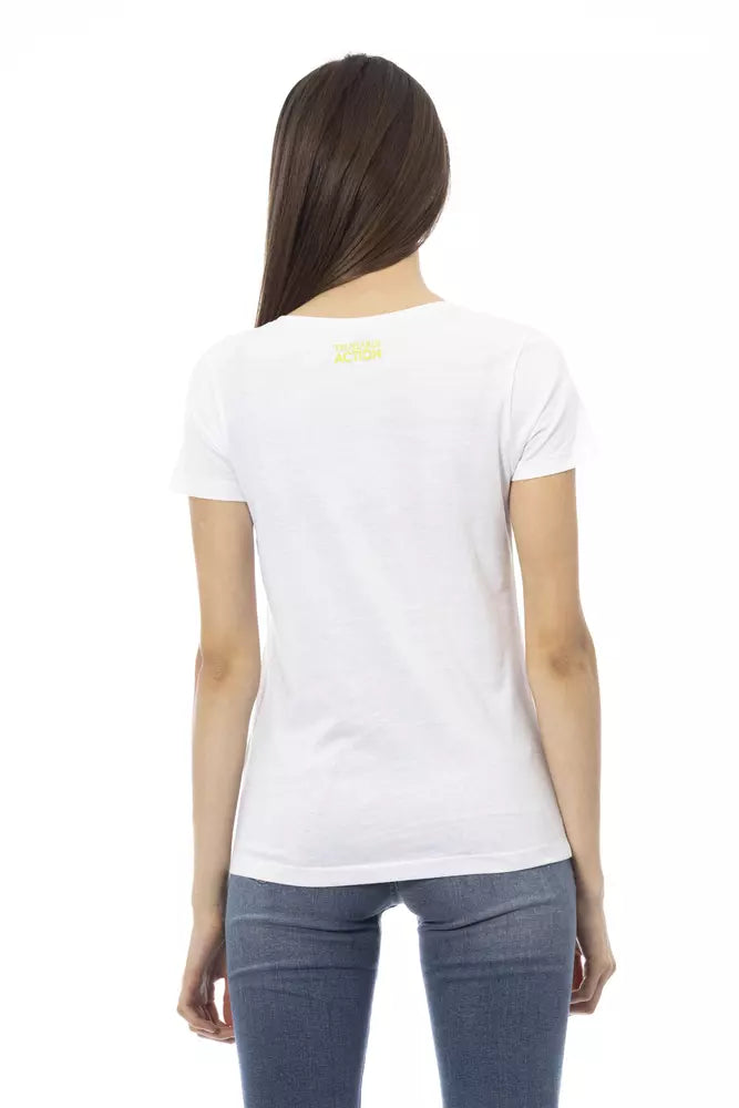 White Cotton Tops & T-Shirt