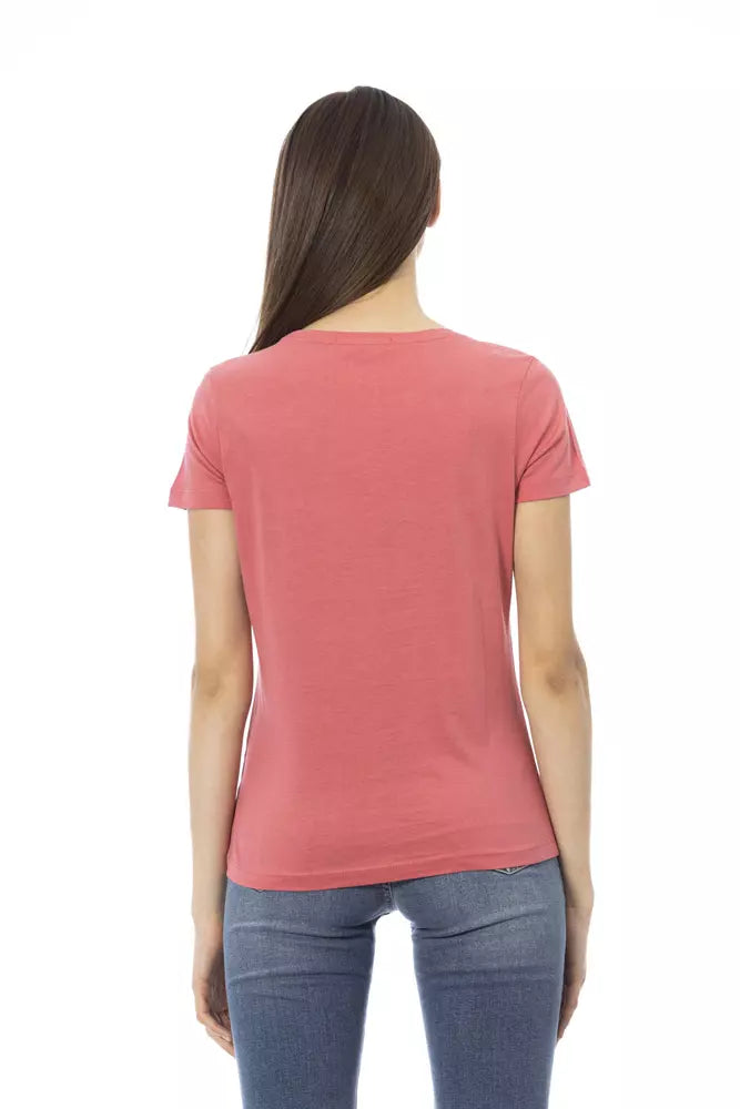 Fuchsia Cotton Tops & T-Shirt