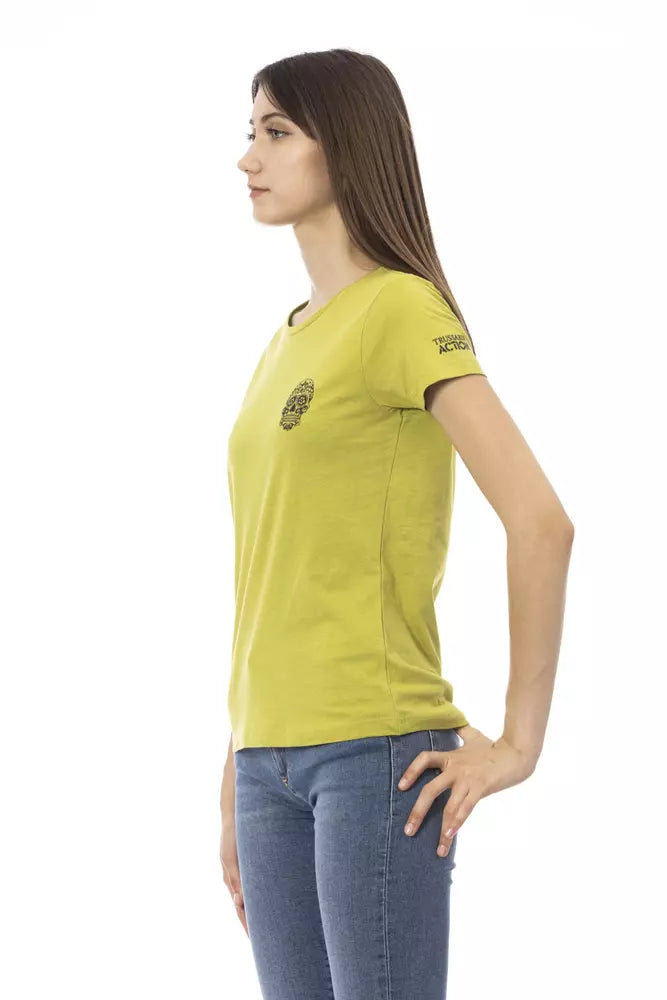 Green Cotton Tops & T-Shirt