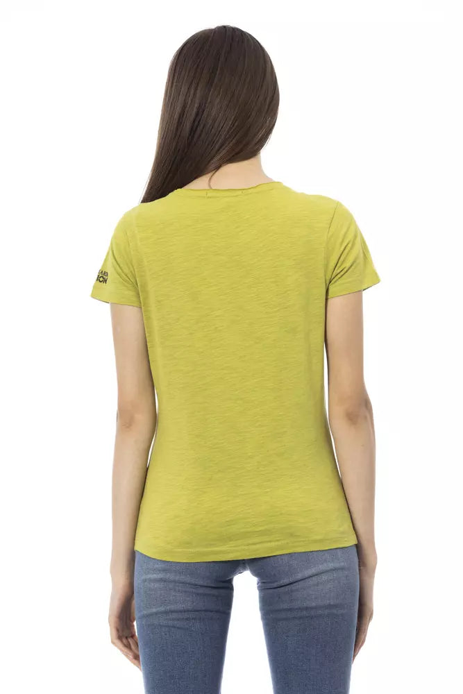 Green Cotton Tops & T-Shirt