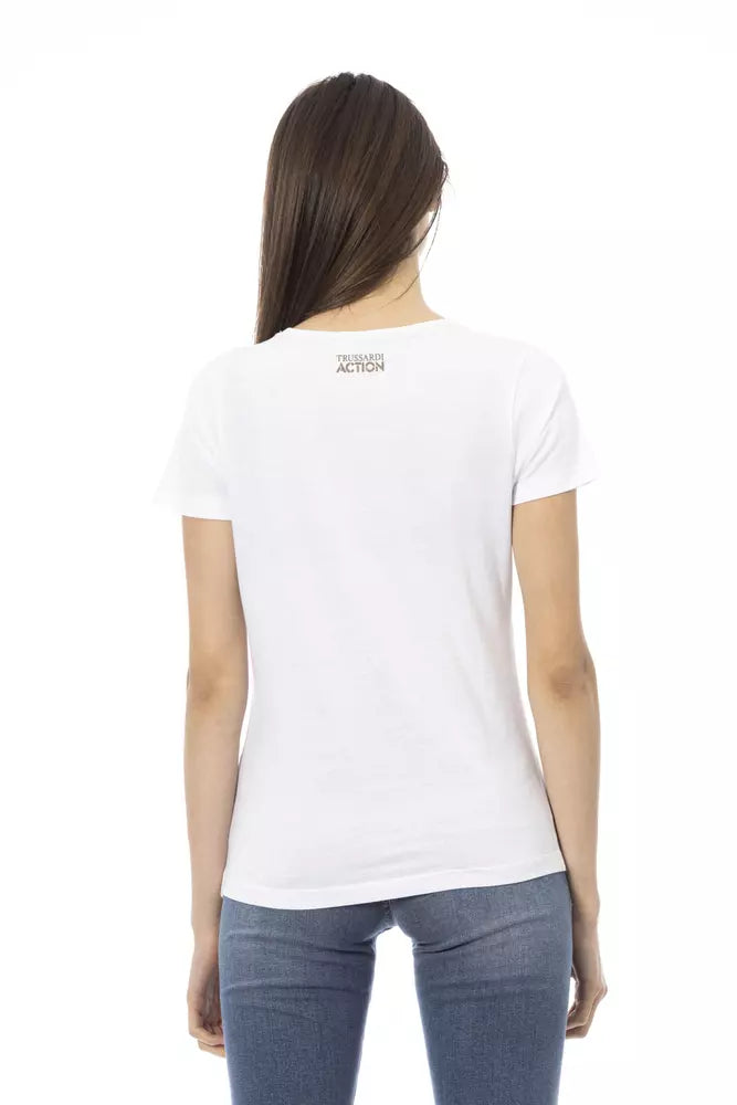 White Cotton Tops & T-Shirt