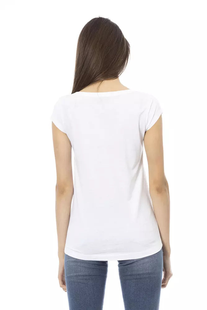 White Cotton Tops & T-Shirt