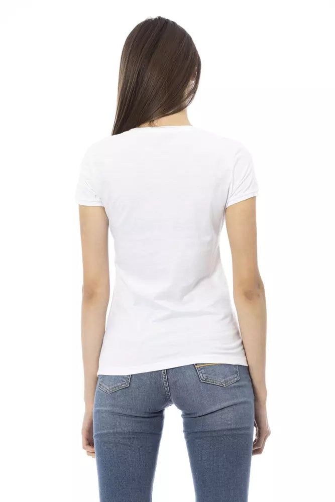 White Cotton Tops & T-Shirt