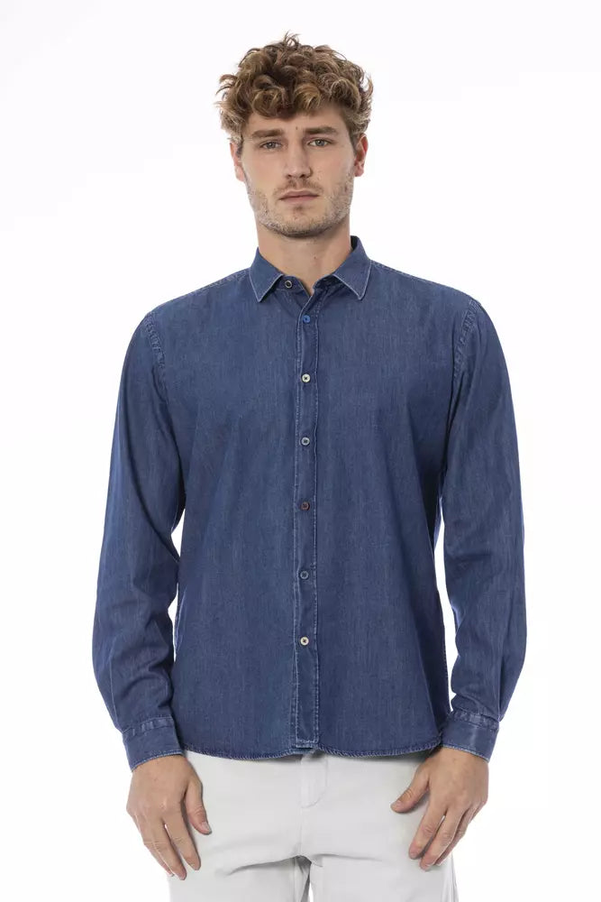 Distretto12 Blue Cotton Shirt