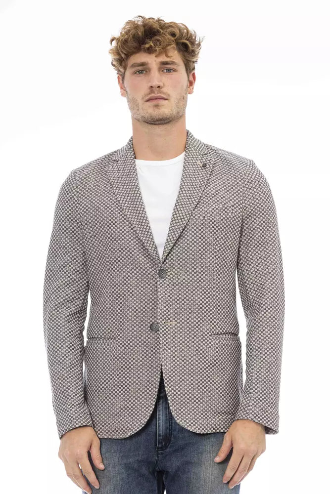 Distretto12 Beige Cotton Blazer