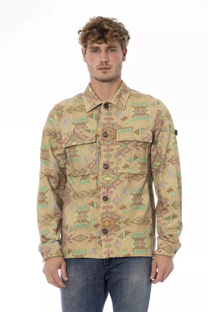 Distretto12 Beige Cotton Shirt