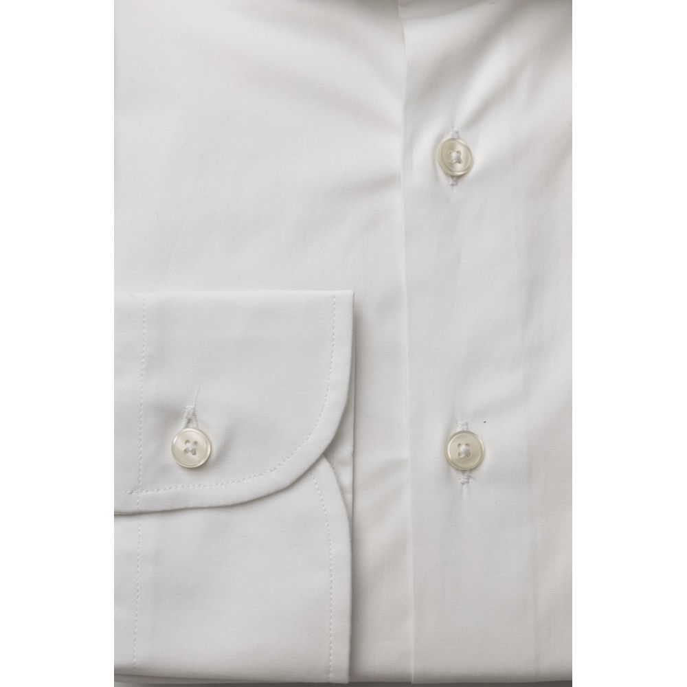 Bagutta White Cotton Shirt