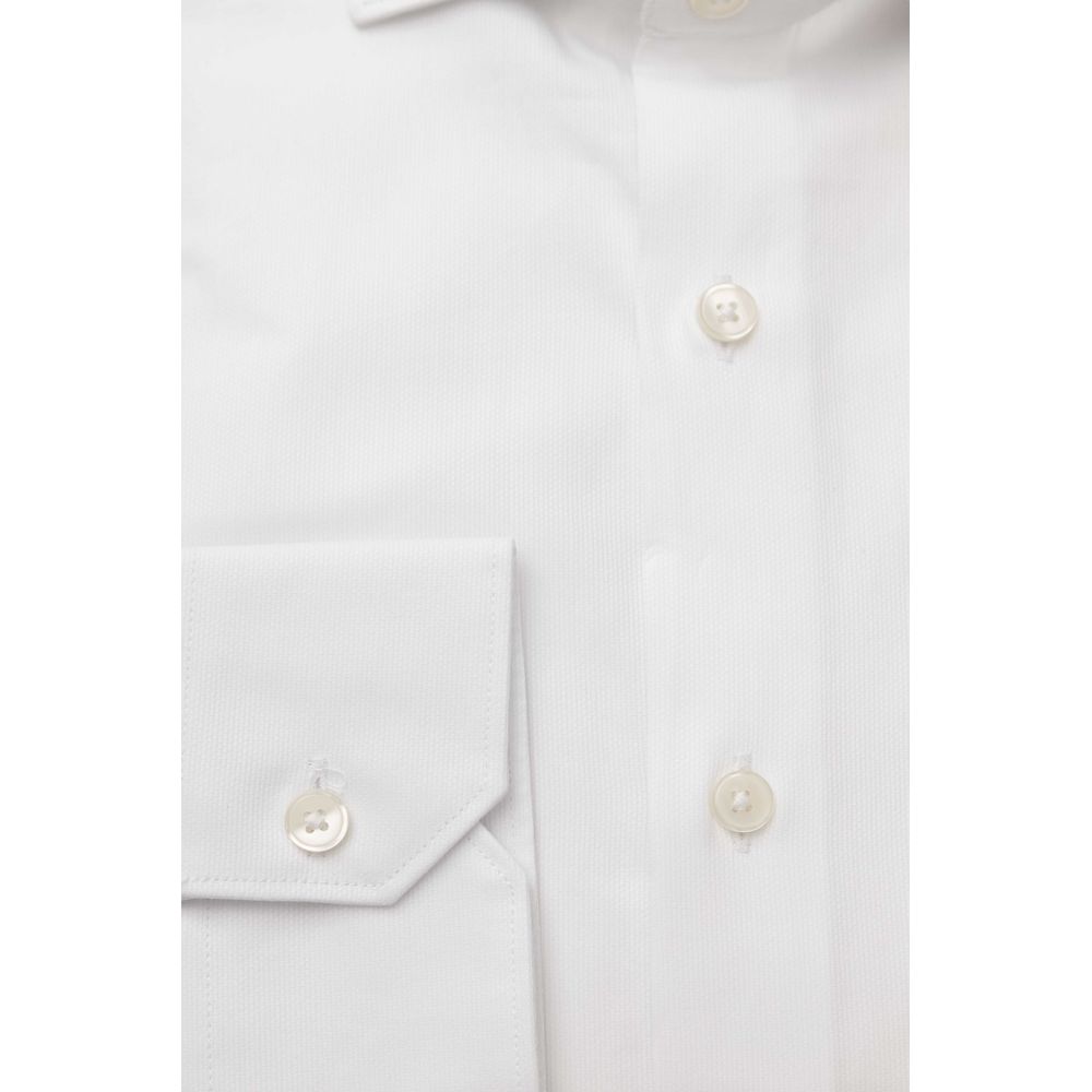 Bagutta White Cotton Shirt