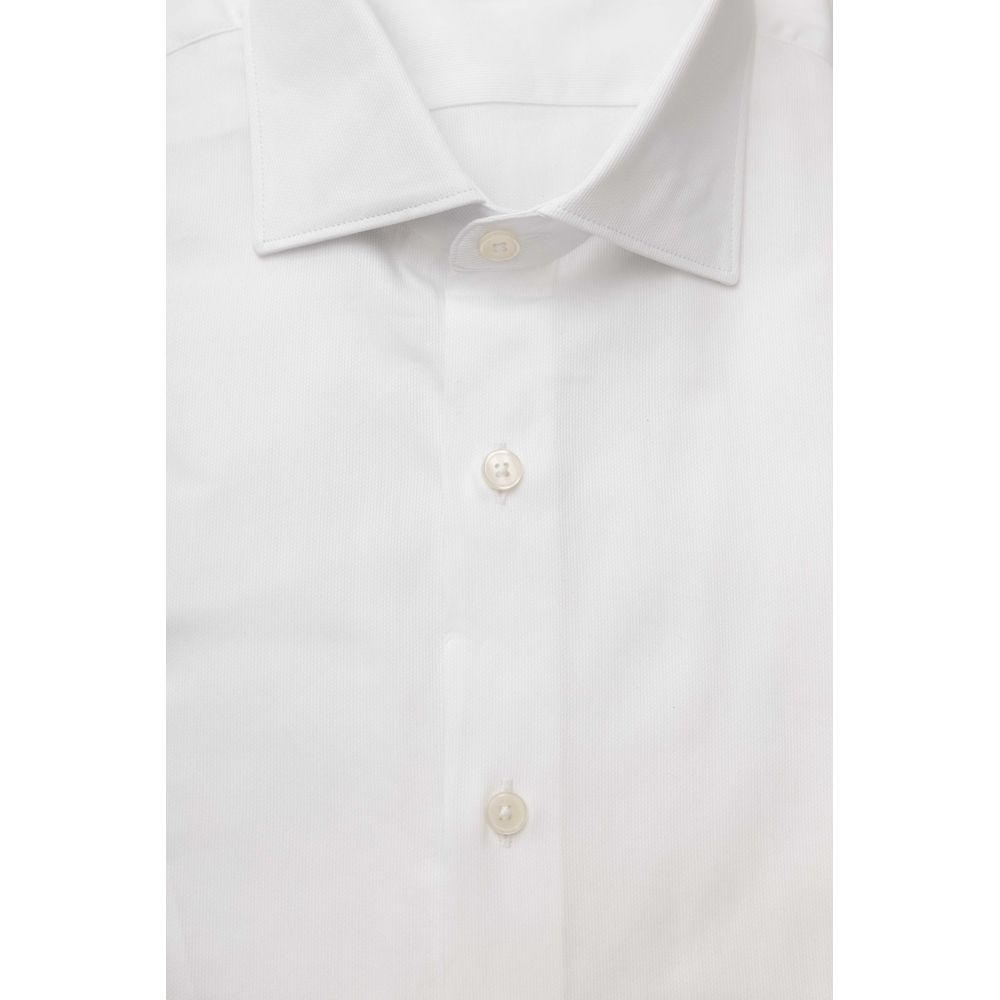 Bagutta White Cotton Shirt