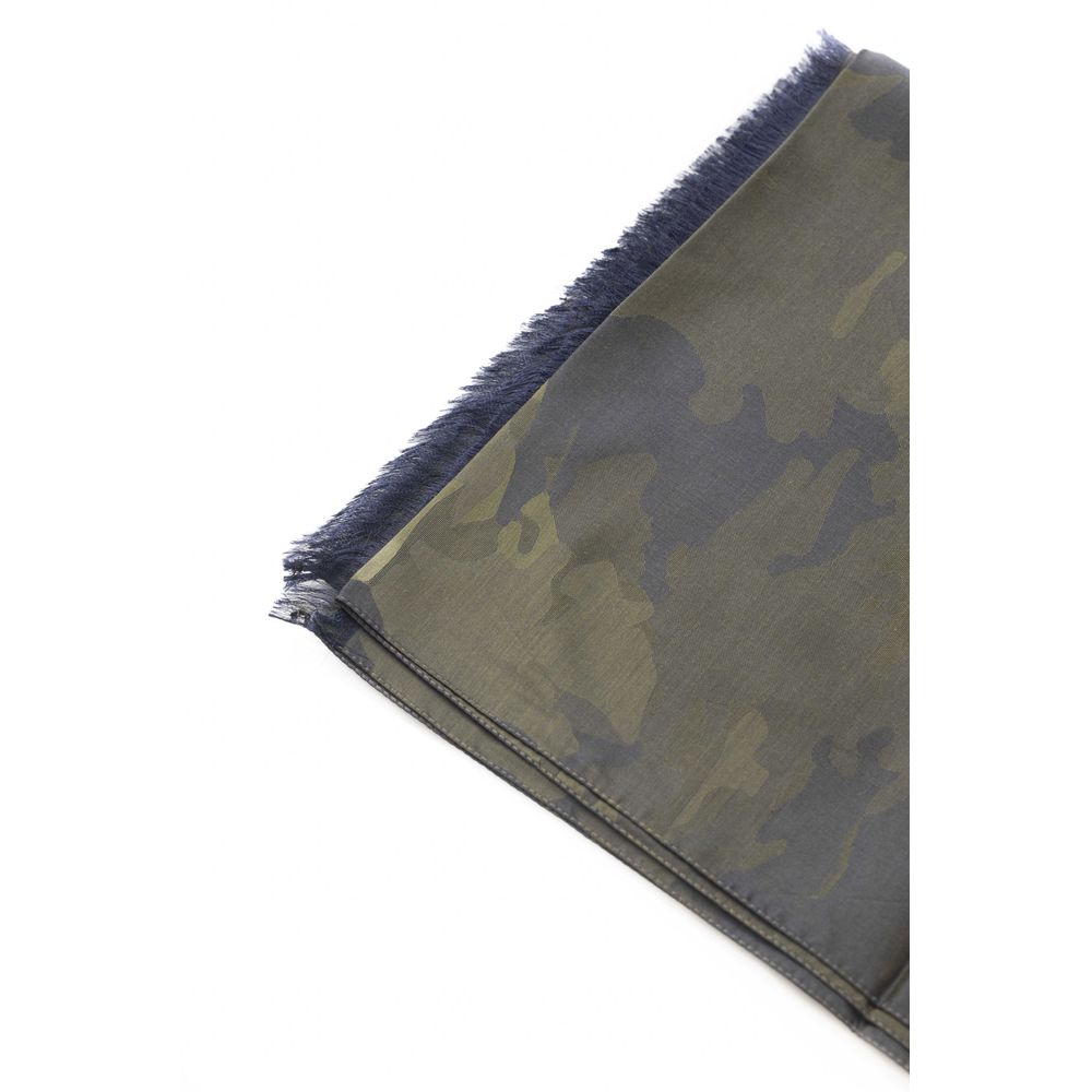 Trussardi Army Cotton Scarf