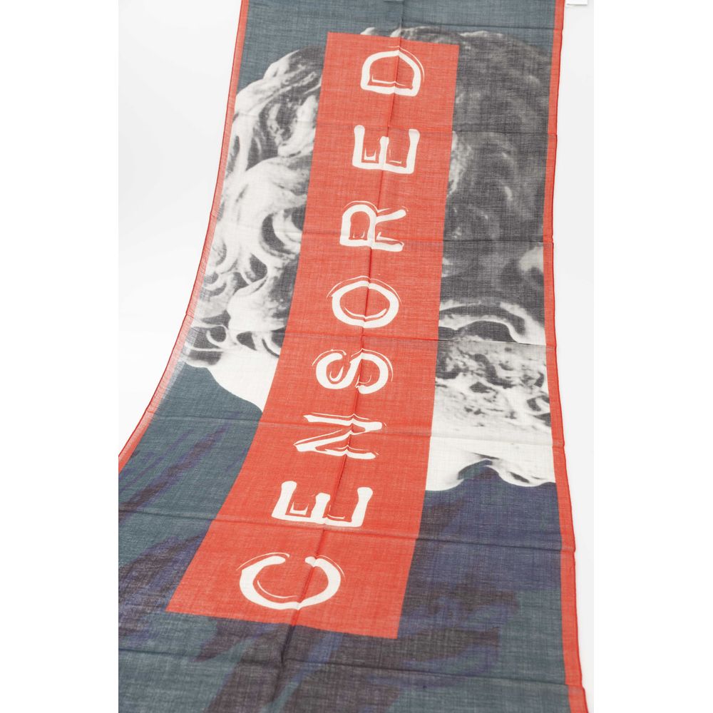 Trussardi Multicolor Wool Scarf