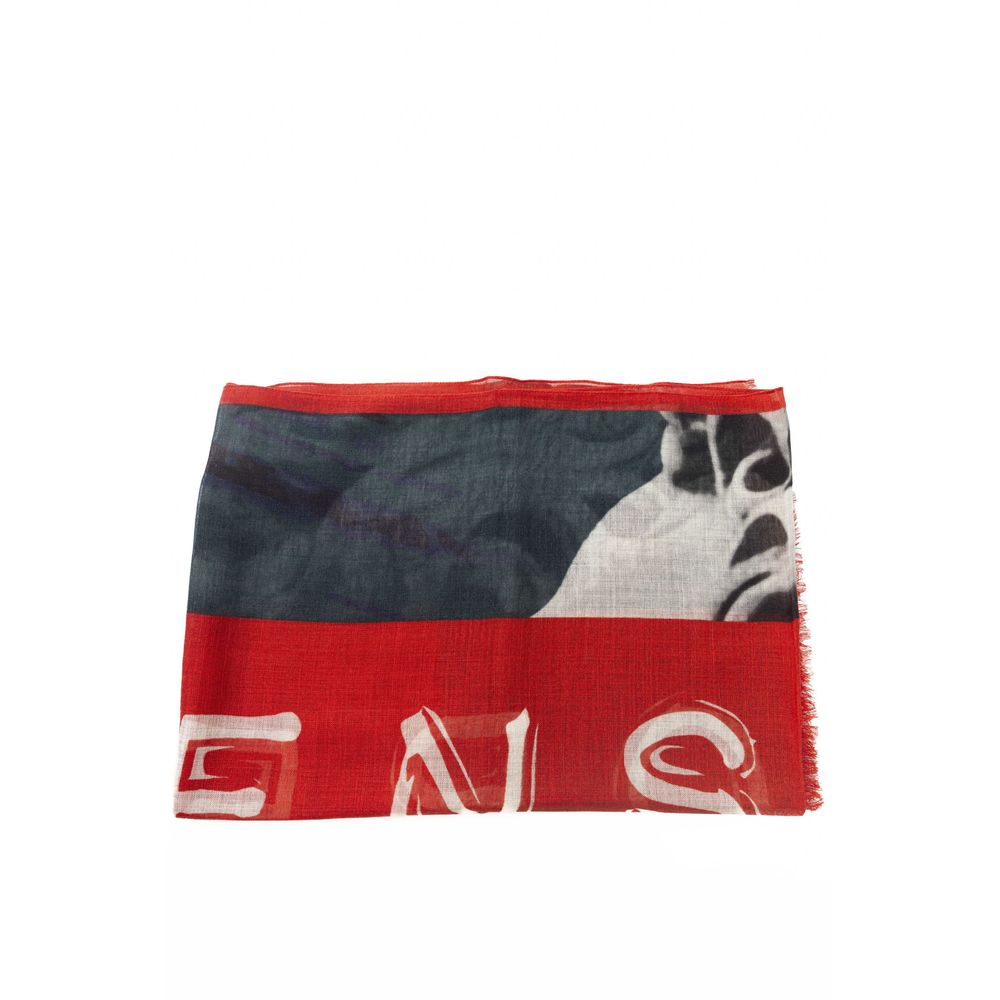 Trussardi Multicolor Wool Scarf