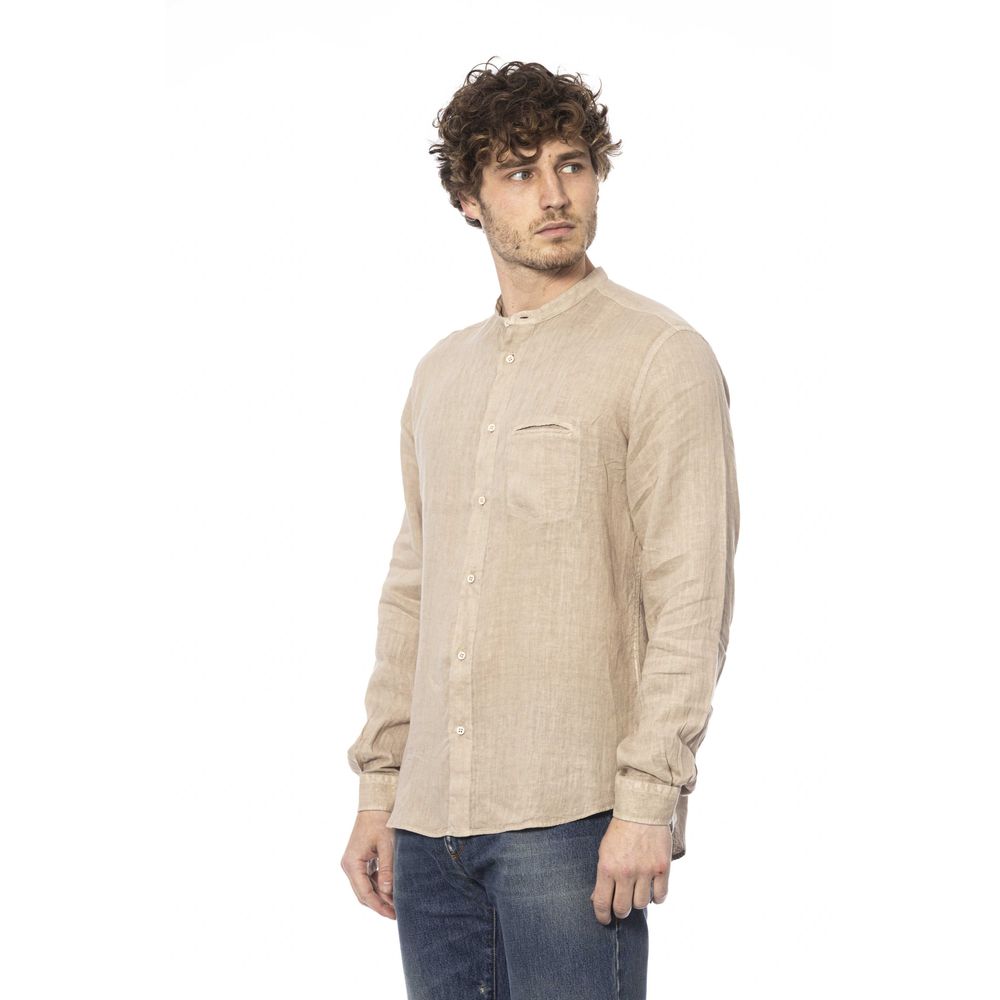 Distretto12 Beige Linen Shirt