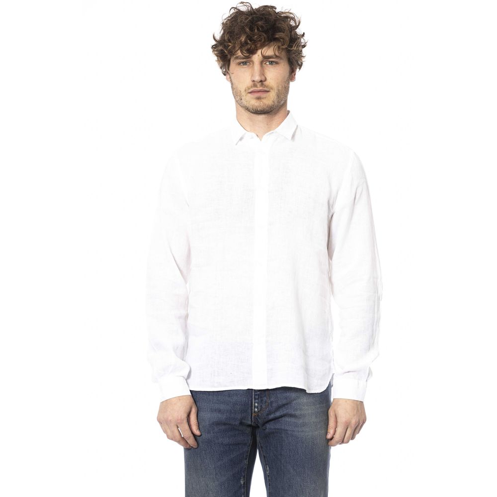 Distretto12 White Linen Shirt