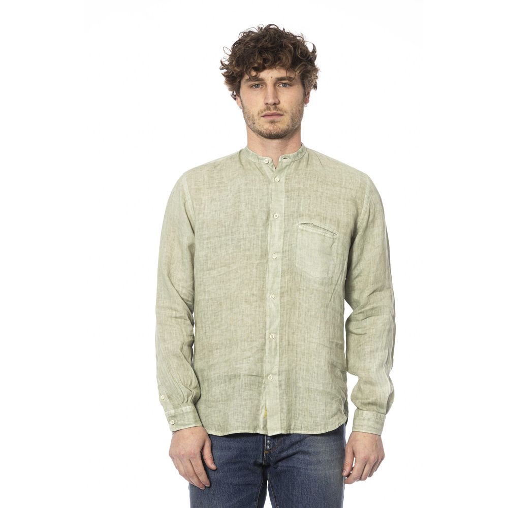 Distretto12 Green Linen Shirt