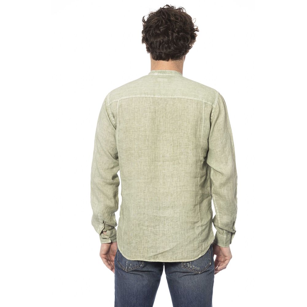 Distretto12 Green Linen Shirt