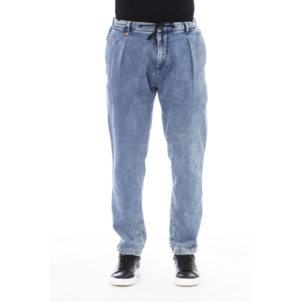 Distretto12 Blue Cotton Jeans & Pant