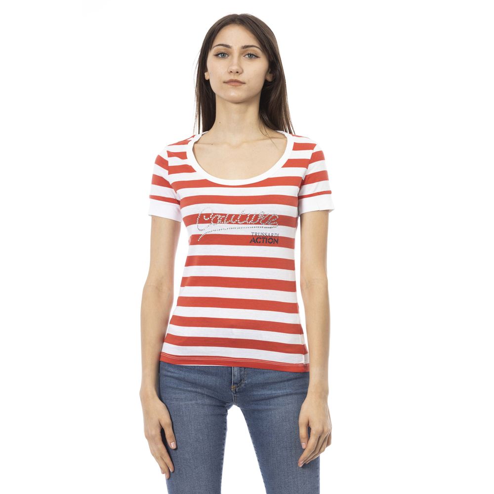 Trussardi Action Multicolor Cotton Tops & T-Shirt