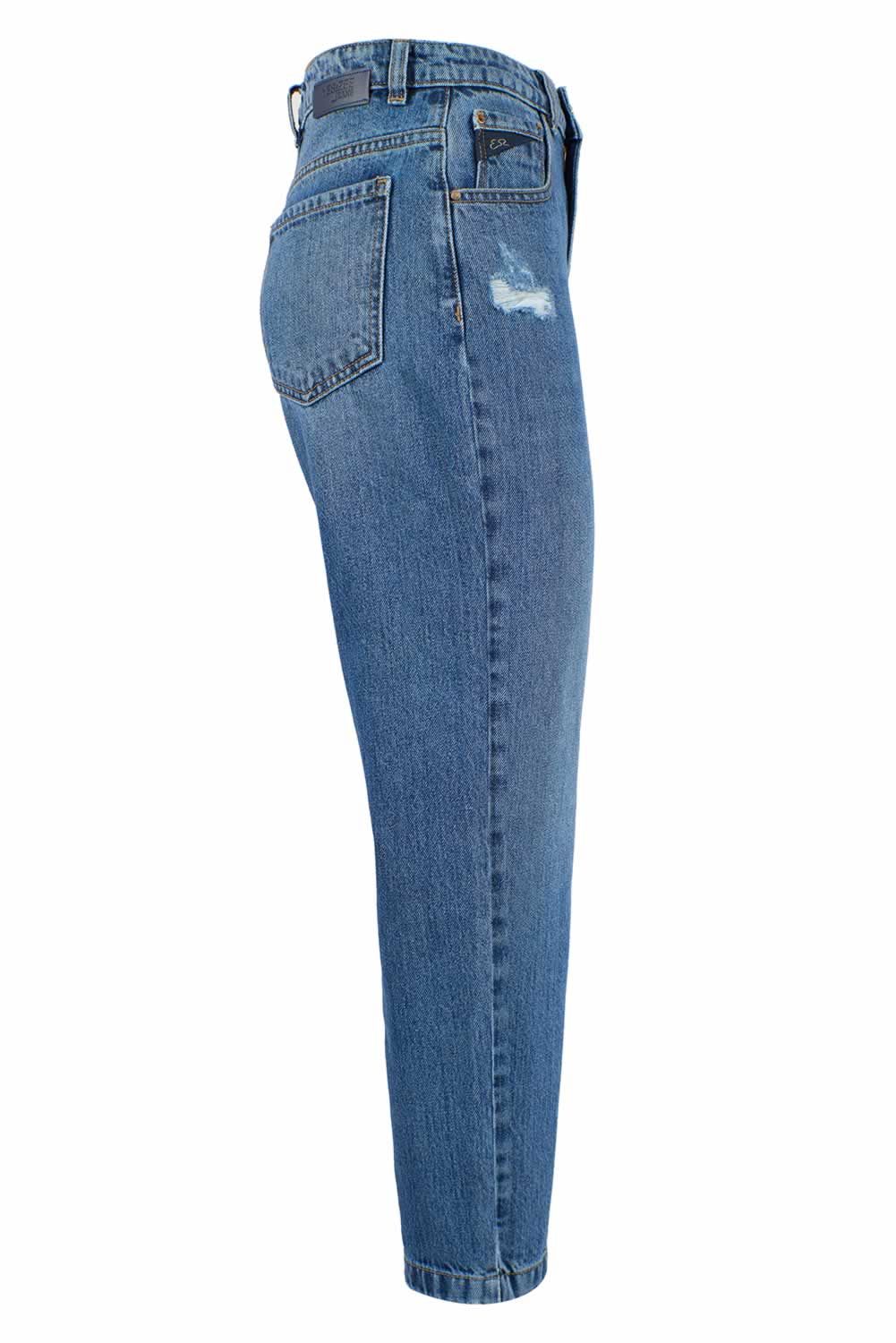 Blue Cotton Jeans & Pant