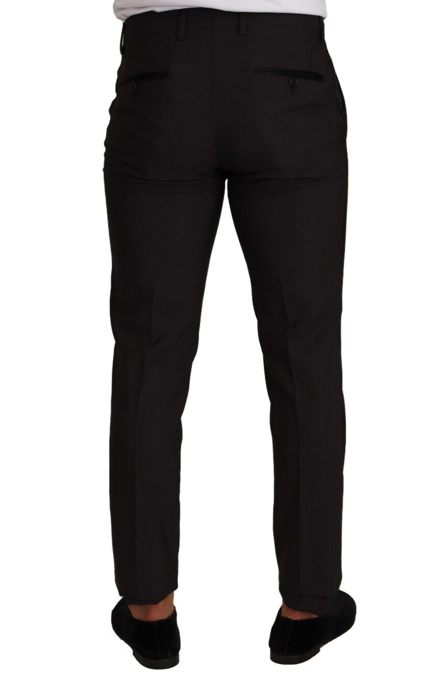 Black Brown Formal Tuxedo Dress Pants