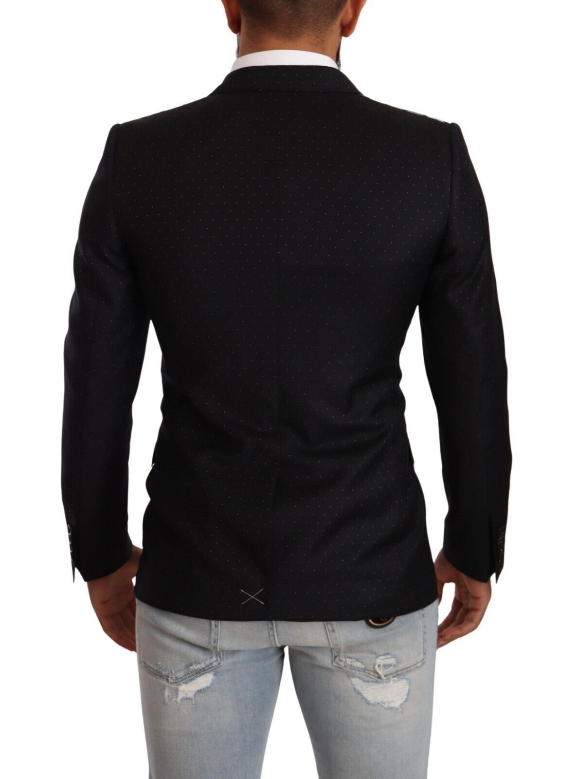 Black Dotted Double Breasted MARTINI Jacket