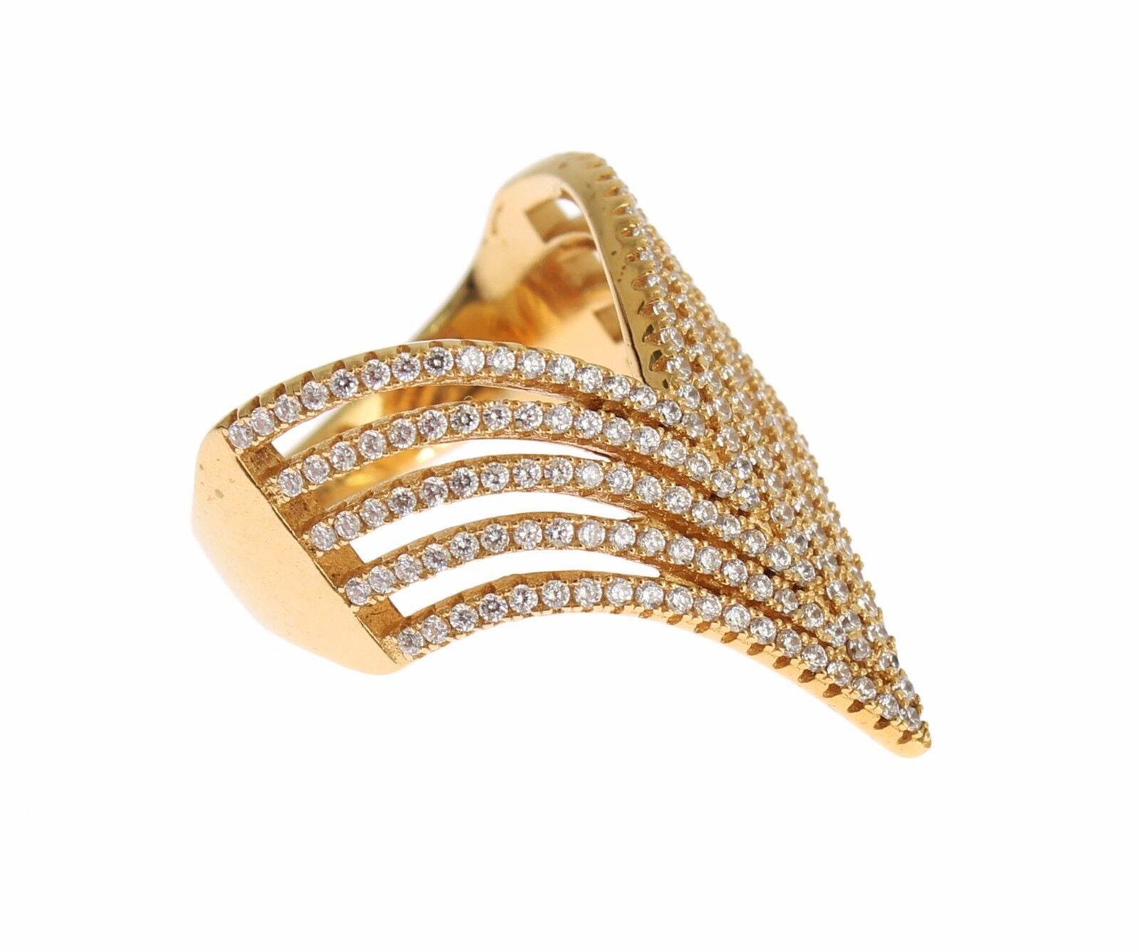 Gold 925 Sterling Silver Ring