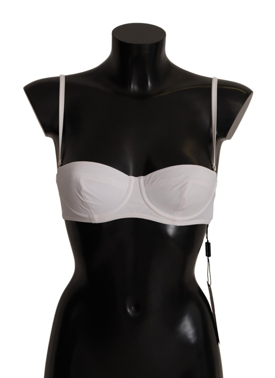 White Nylon Semi Pad Balconnet Bra Underwear