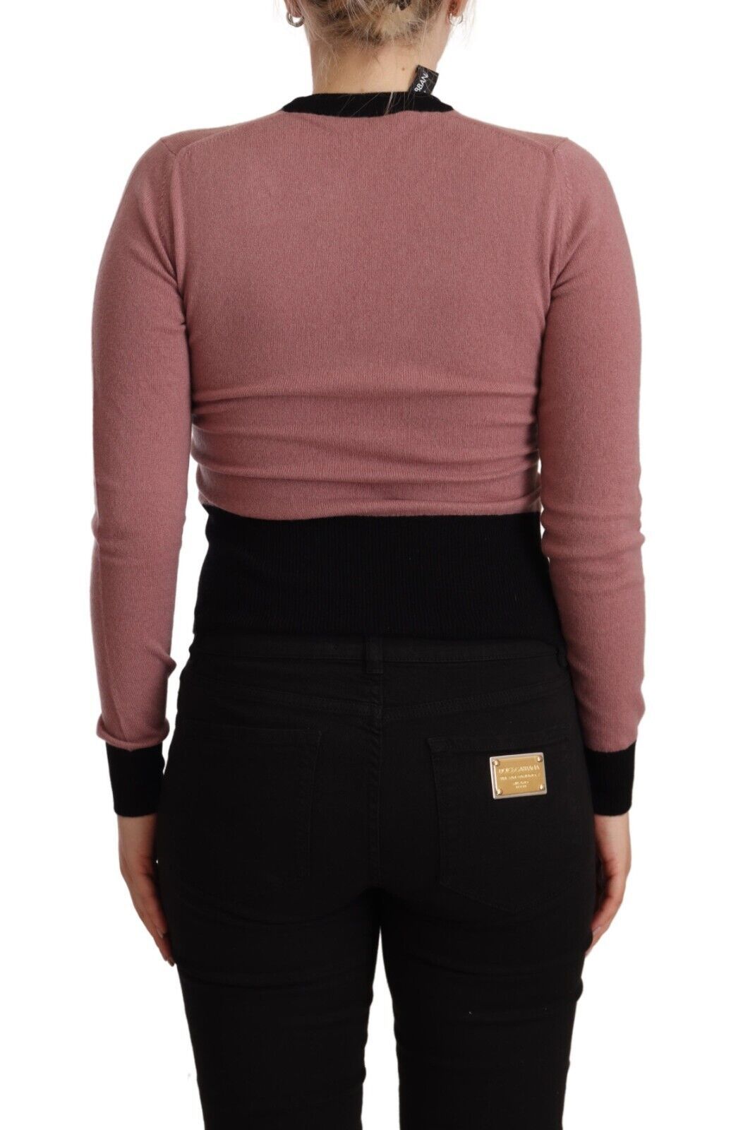 Pink Cashmere Crewneck Sartoria Pullover Sweater